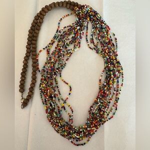 Multicolor Beaded 38” Necklace